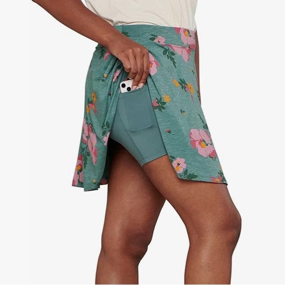 Toad&Co skort Birdie organic cotton size Large - Picture 2 of 13